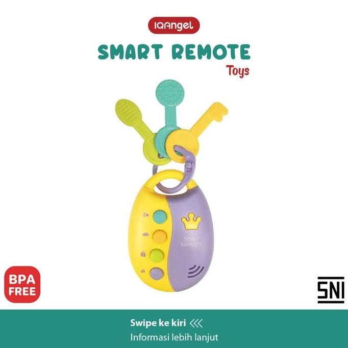 Murah IQAngel Smart Remote Toys /Mainan Anak Remote Control Mobil / Mainan Kunci Mobil / Mainan Bayi