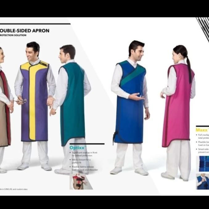APRON DOUBLE RADIOLOGI / APRON XRAY / apron double radiologi