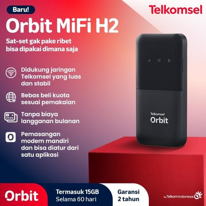 Mifi Router HUAWEI E5577 MAX Speed 4G LTE Bundling Telkomsel 14GB