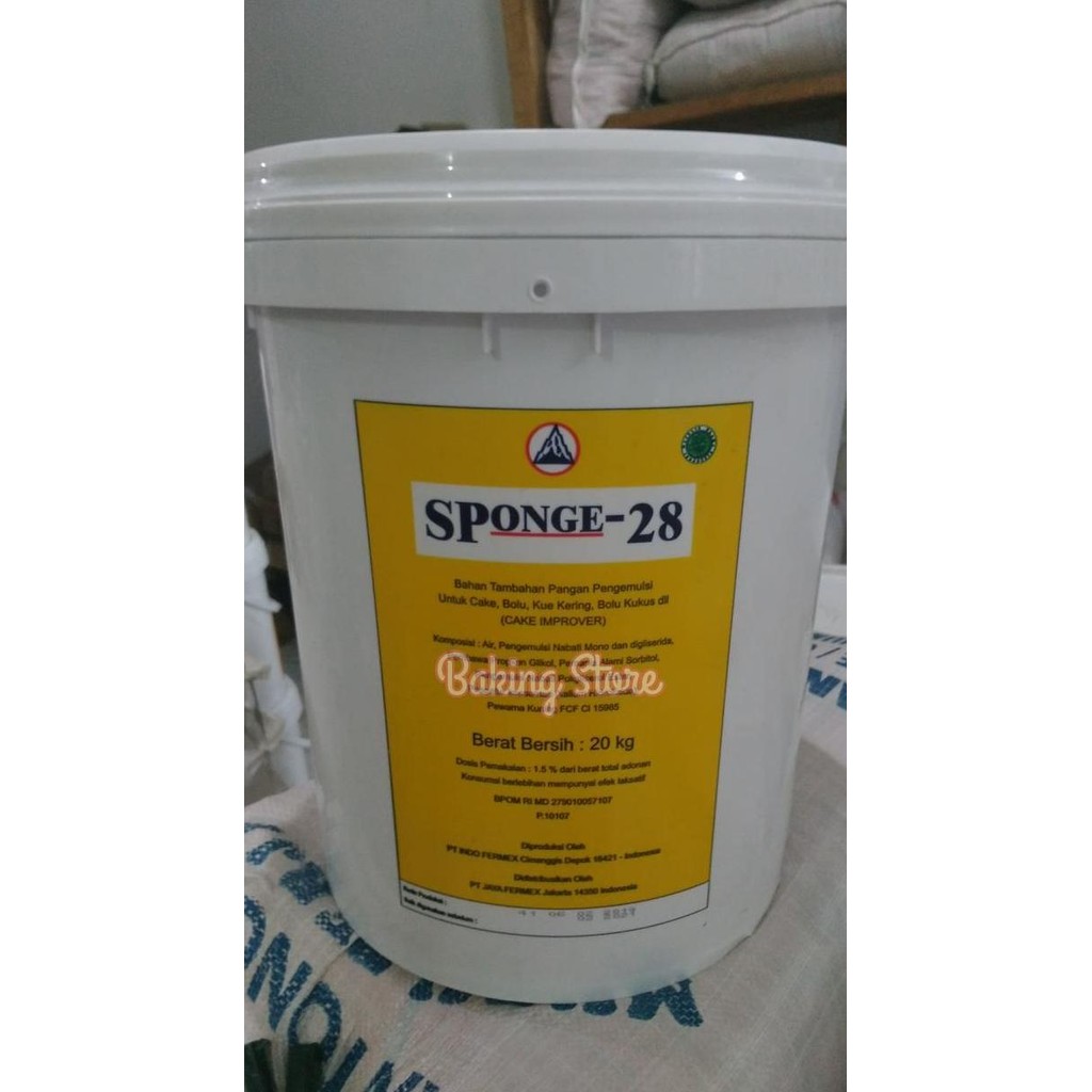 

New Pengembang - Cake Improver Sponge28 20kg - Gosend Only!!!