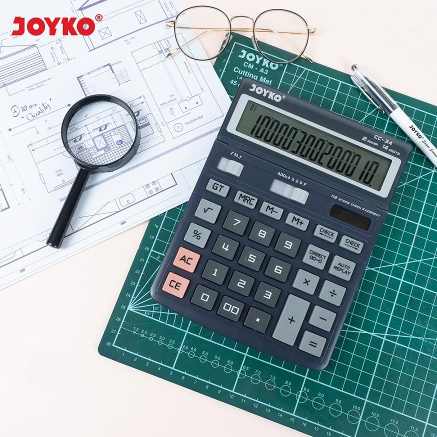 

Terlaris Y-76 Kalkulator Joyko Cc 34 Calculator Check Correct Cc34 14 Digit Besar Premium
