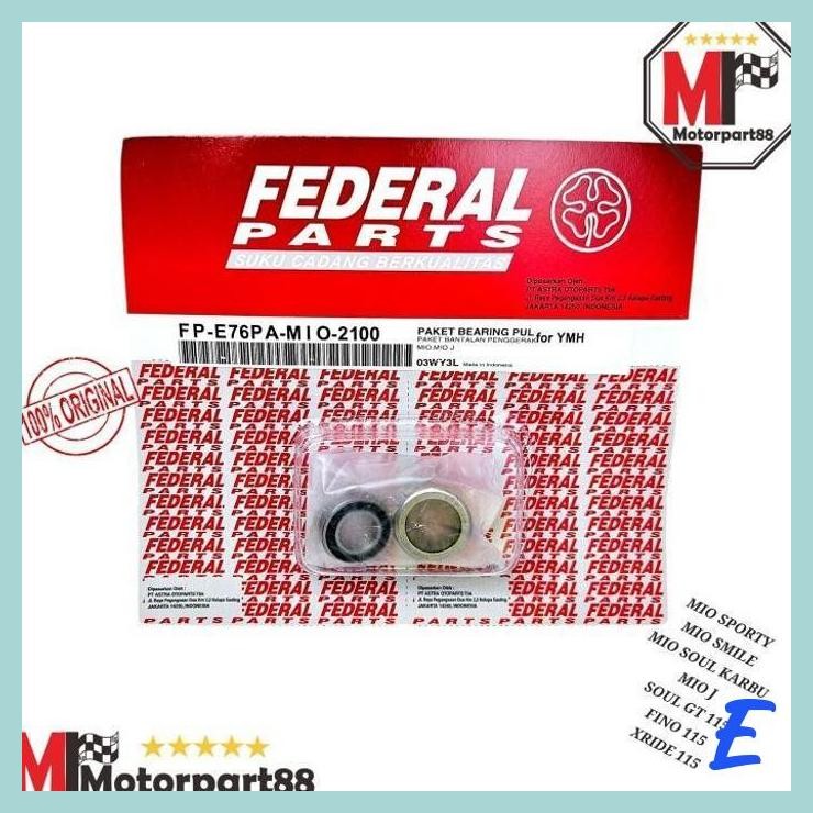 | MT | BEARING LAHER PULLY PULI CVT SET LAHER BAMBU MIO SPORTY SMILE SOUL KARBU MIO J XRIDE 115 FINO