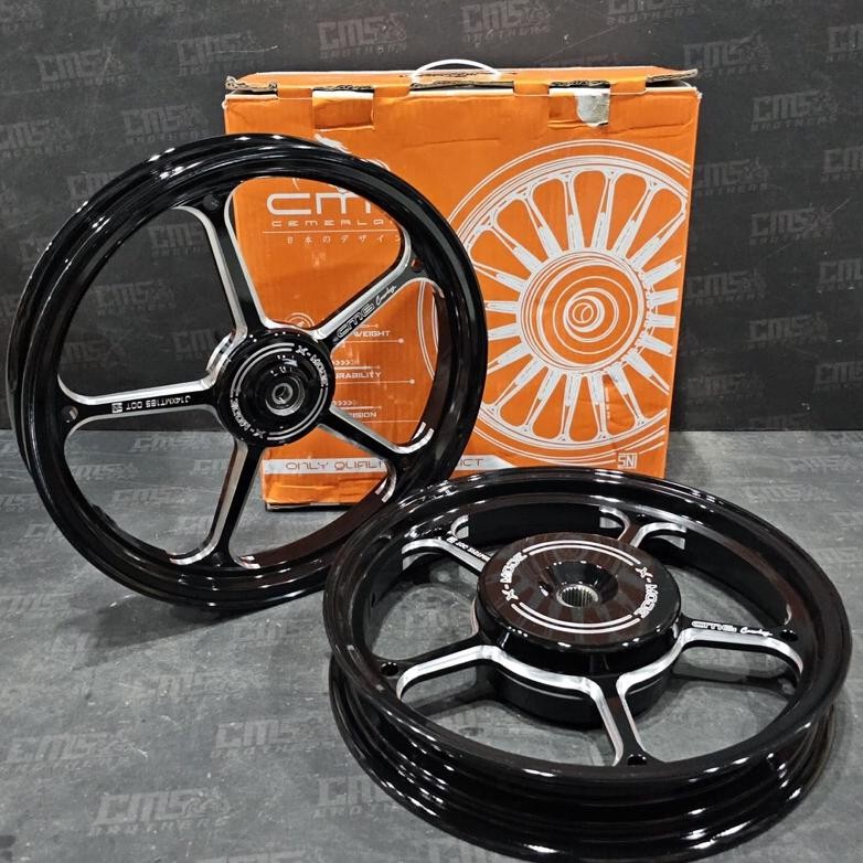 Velg Velek CMG XMode X Mode 505 R14 Honda Vario 125 150 Old New Hitam