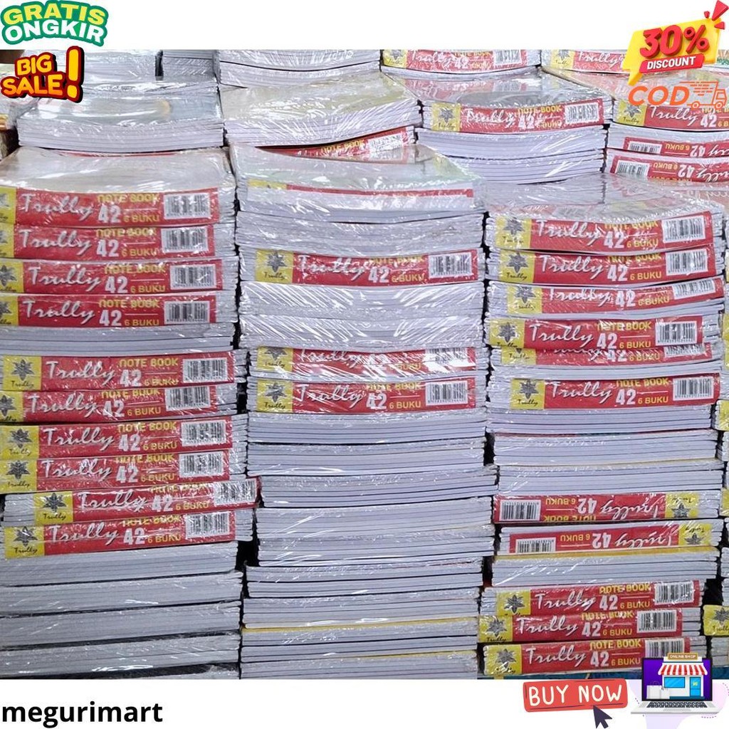 

(Pak) Buku Tulis Trully / Buku Tulis Isi 42 Lembar Trully / Buku Tulis Murah D Cod