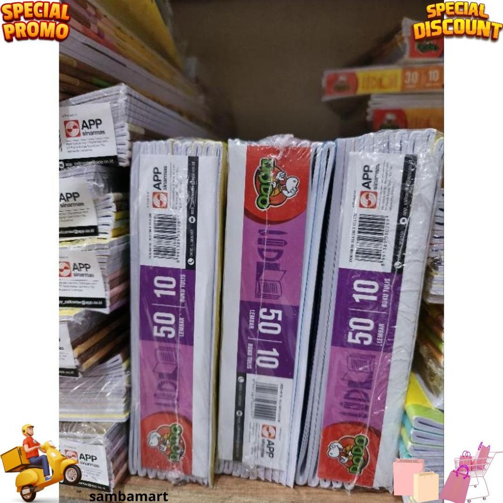 

Buku Tulis Dodo 50 1Pak(10Buku) D Best Seller