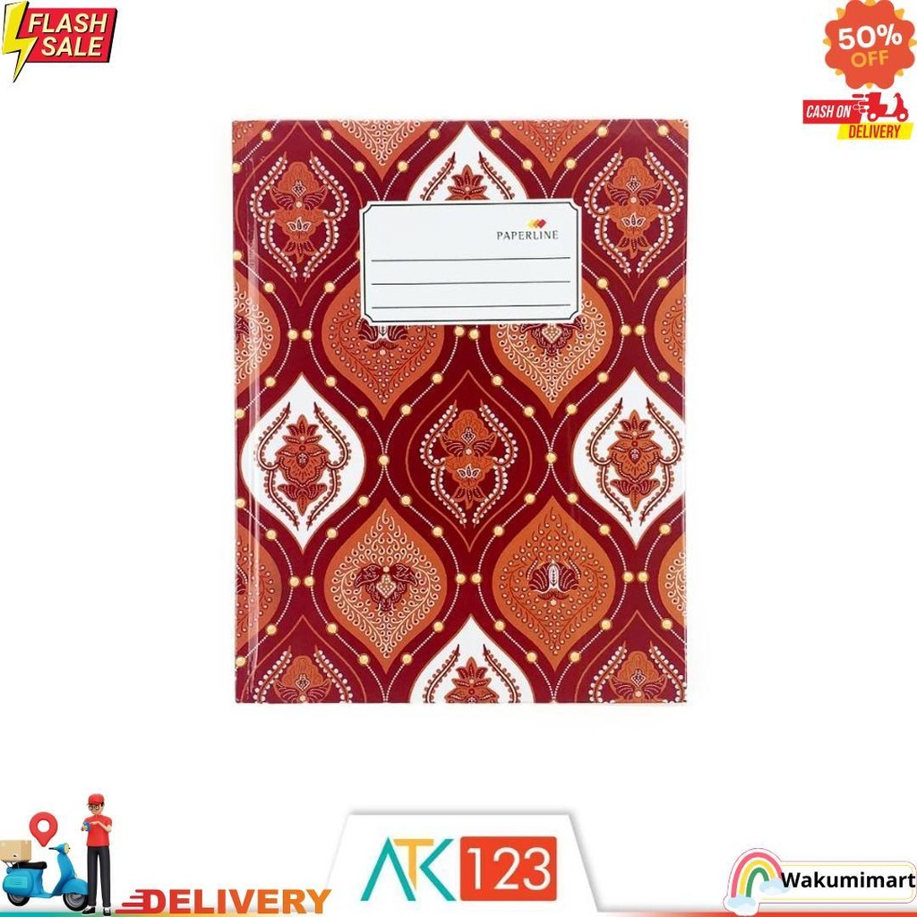 

Buku Tulis Hardcover Paperline Quarto / Kuarto / Kwarto 100 Lembar D Gratis Ongkir