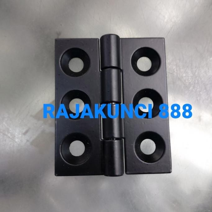 Engsel Box Panel Hitam 8Cm. / Engsel Besi / Engsel Panel Siap Kirim