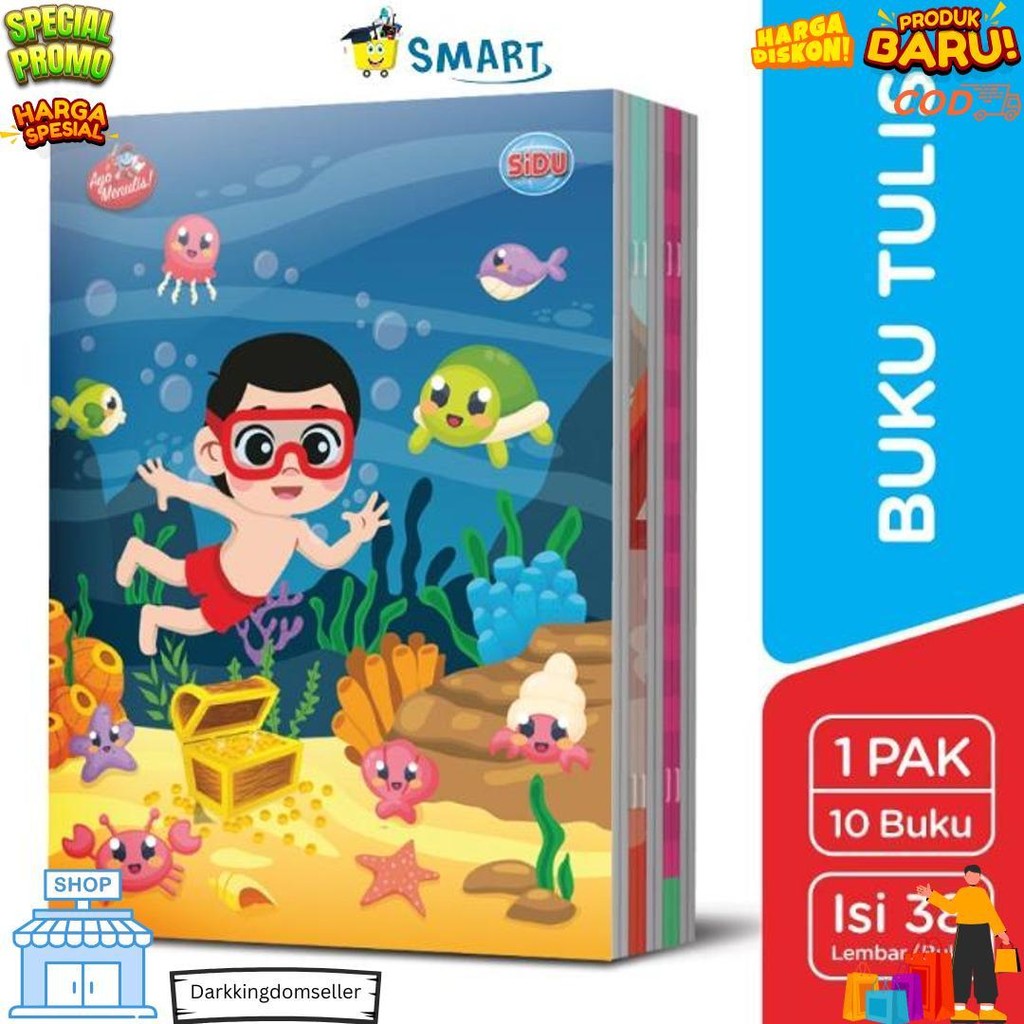 

Sidu Buku Tulis 38 Isi 10Pc / Buku Tulis Sidu Isi 38 Lembar 1 Pak Isi 10 Buku D Promo Puncak