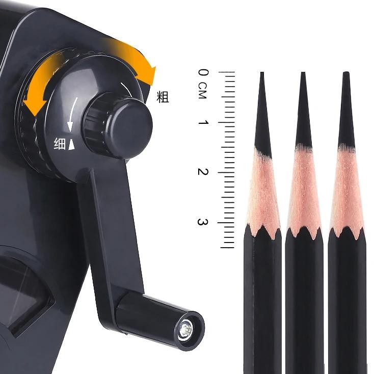 

Sketching Pencil Sharpener Hand Crank With Container Professional Painting Tools Artist Stationery School Supplies
