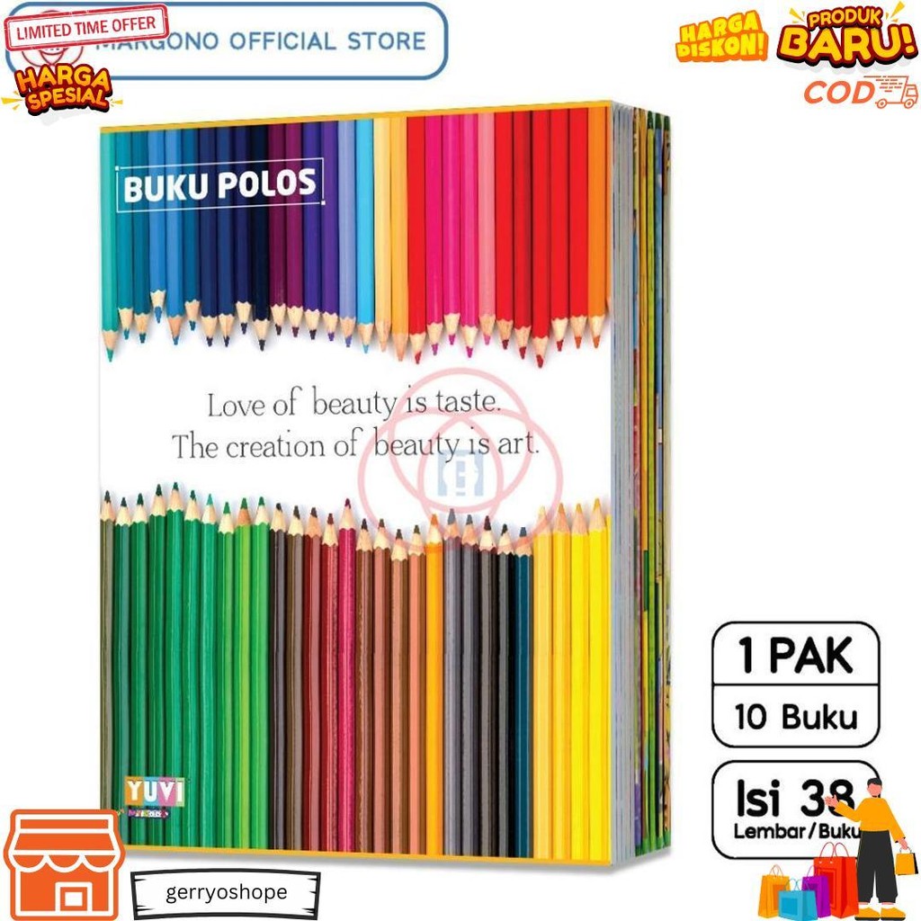

My Book Yuvi Buku Tulis Polos 38 Lembar D Terlaris