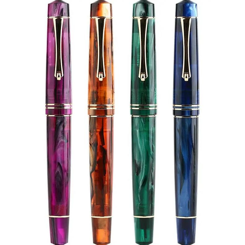 

Moonman M800 Acrylic Luxury Fountain Pen Bock Nibs F Nib Ink Pen Beautiful Writing Pen Office Supplies Gifts Pens