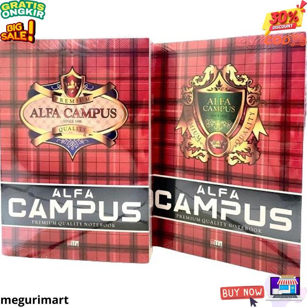 

1 Pack - Buku Besar Alfa Campus 36 Lembar - Ukuran B5 (Isi 10 Buku) D Promo Puncak