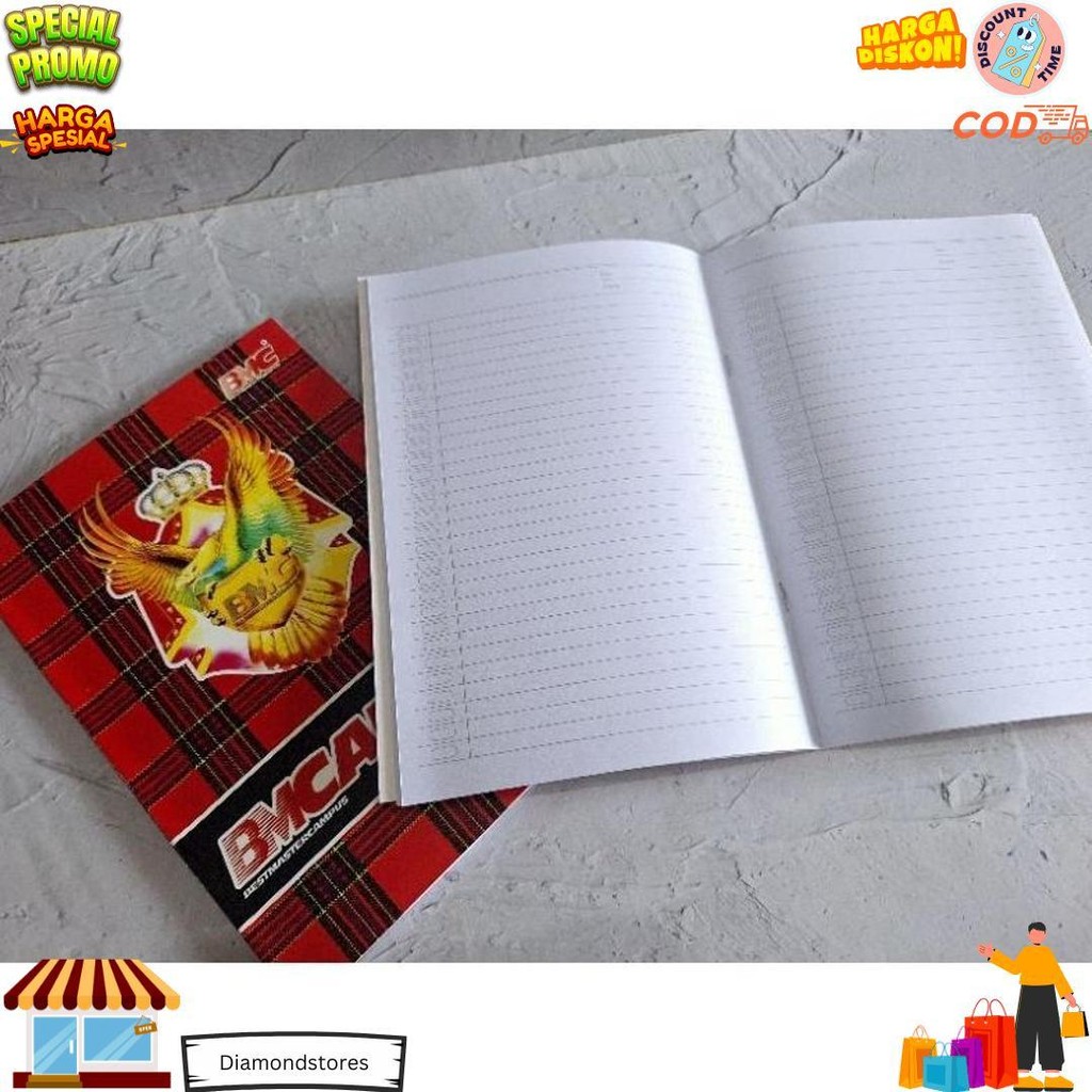 

(10 Pcs) Buku Tulis Campus Bmc 36 Lembar Ukuran Panjang D Cod