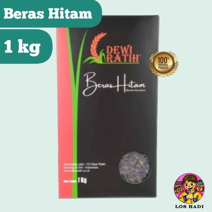 

Baru Beras Hitam Pecah Kulit Dewi Ratih 1 kg Black Rice 1kg