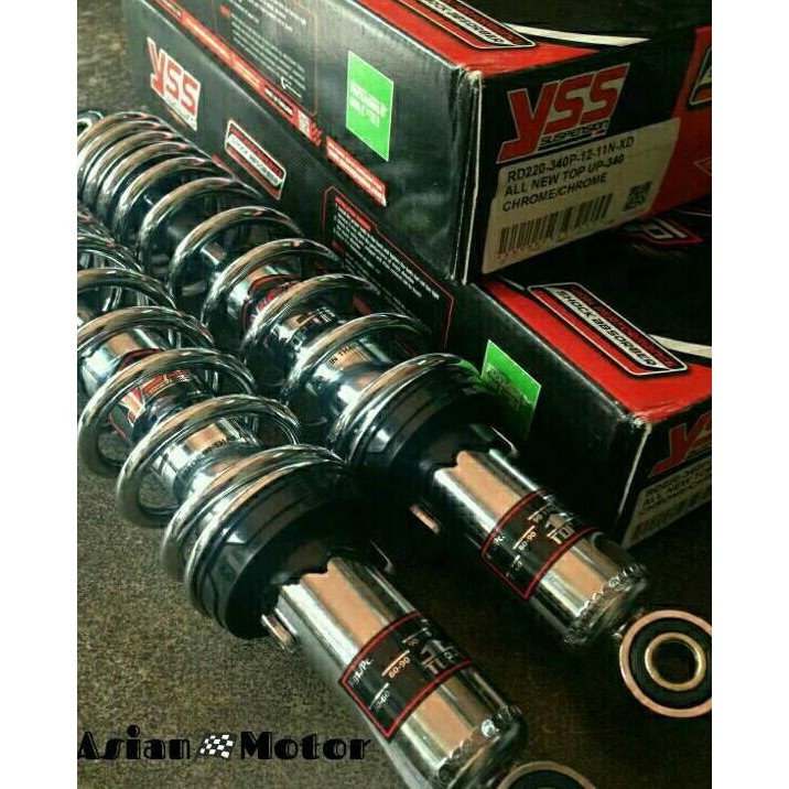 Shockbreaker YSS All New Top-up 340mm Chrome/ Shock YSS All New Top Up BEST QUALITY