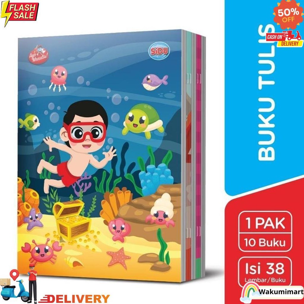 

[Stationery Spectrum] Sidu Buku Tulis 38 Lembar Sdu Eb 38 D Terlaris