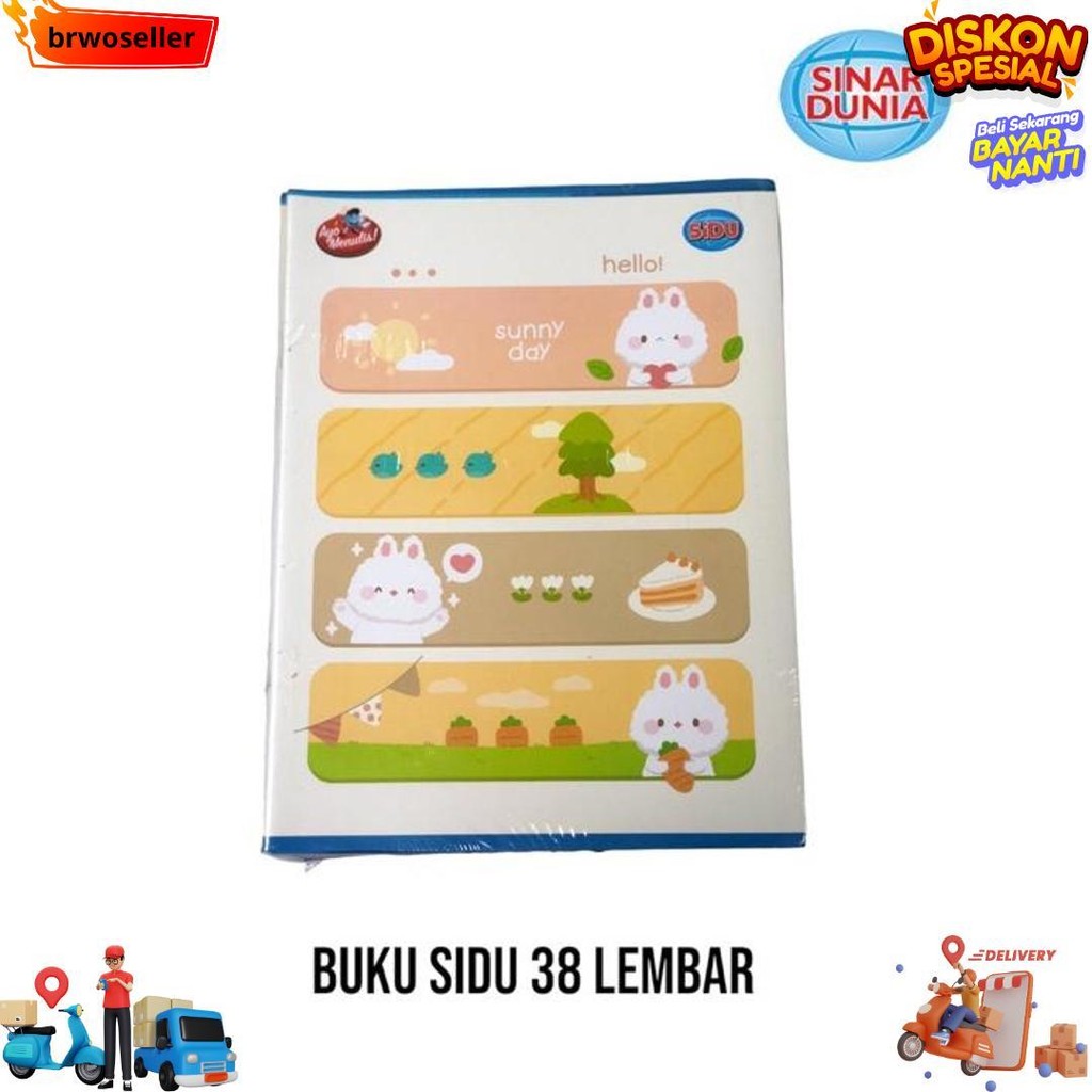 

Promo Buku Tulis 38 Lembar (Kiky,Okey,Sidu)-Shagb D Best Seller