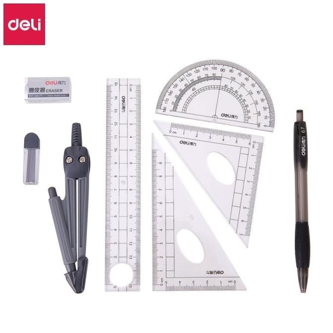 

Produk Baru!! Jangka Set With Penggaris Deli - No.9591