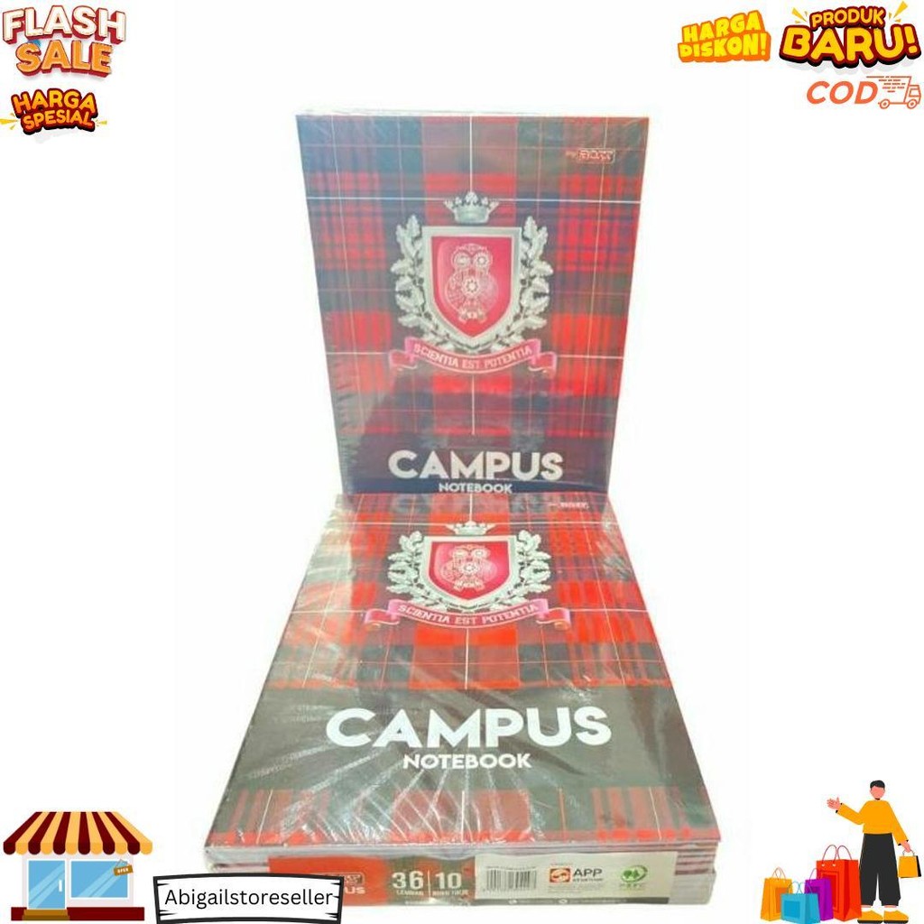 

Big Boss Sidu || Buku Tulis Campus 36 Lembar (5Buku) D Termurah