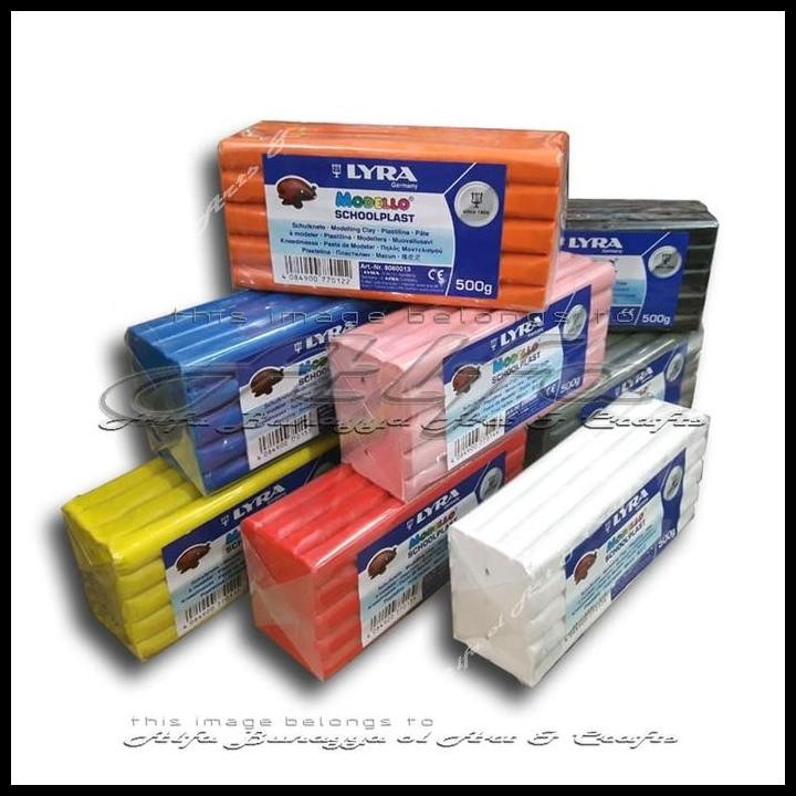 Lyra Modello Schoolplast Plastisin 500 Gram - Lilin Mainan 500Gr Clay Terlaris