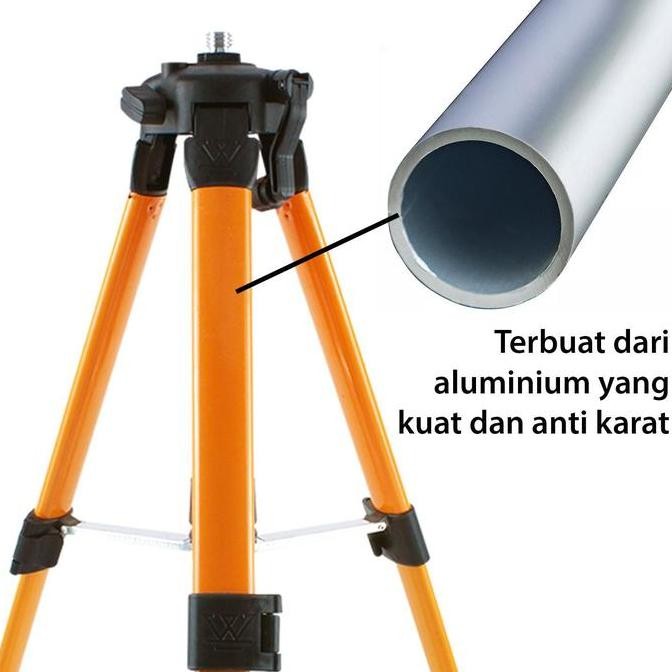

Tripod Laser Level Panjang 1 Meter dengan Tripod Lipat Tinggi 1m