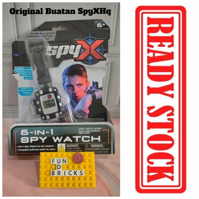 Spy X 6 In 1 Spy Watch Mainan Jam Tangan