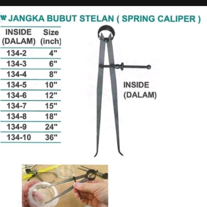 

Produk Baru!! Jangka Bubut Stelan Size 12 Inch - Wipro 134-6