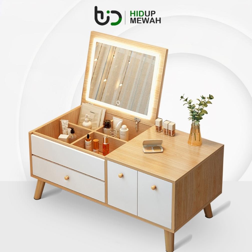 Meja Rias Lampu Minimalis/Meja Rias Led/ Meja Rias Minimalis / LED Lighting Dresser/Meja Rias Meja R