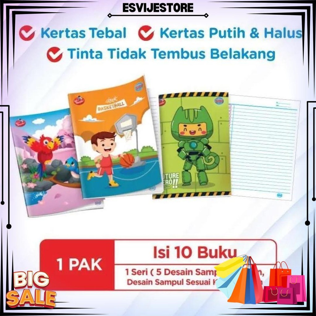 

Sidu Buku Tulis 38 Lembar 1 Pak D Promo Puncak