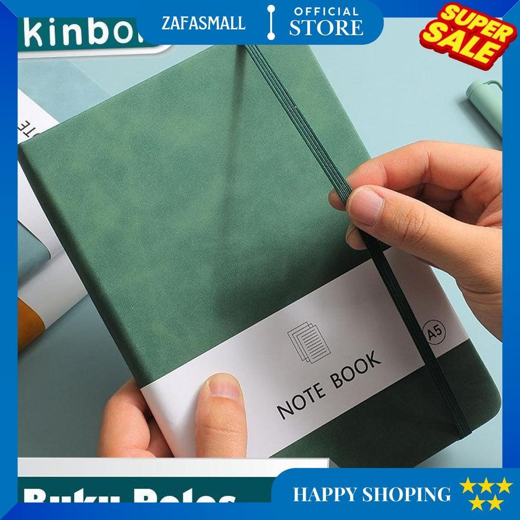 

100 Lembar Notebook A5 A6 A7 Buku Catatan/ Buku Tulis Agenda Tali ( Kinbor ) D Cod