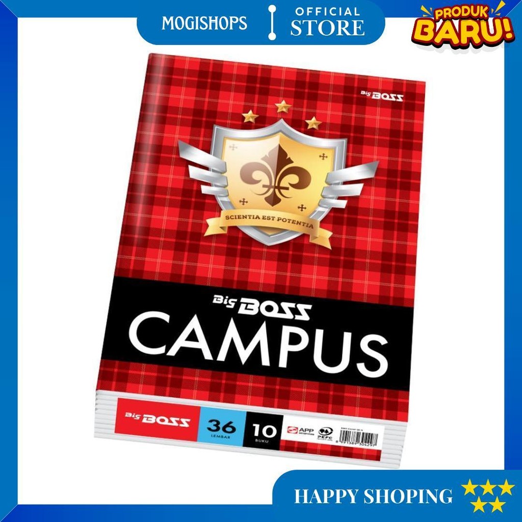 

Buku Tulis Big Boss 36 Campus - Bbo Eb 36 Cam D Termurah