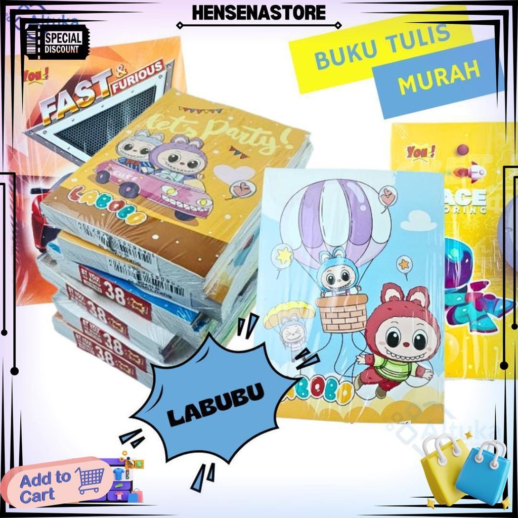 

(Per Pack Isi 10) Buku Tulis 38 Lembar You By Kiky D Gratis Ongkir