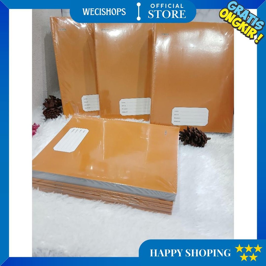 

(10Pack) Buku Tulis 38 Lembar Sampul Coklat Premium-Buku Tulis 38 Halaman D Termurah