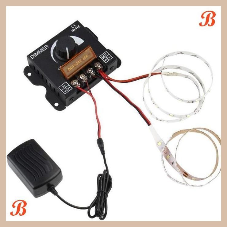[CBM] DIMMER LAMPU LED 12 VOLT/DIMMER LED DC 12V-24V 30A SAKLAR DIMMER LAMPU
