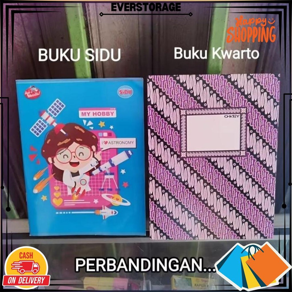 

1 Pak Buku Tulis Kwarto 100 Lembar & 80 Lembar Isi 5 Pcs D Best Seller