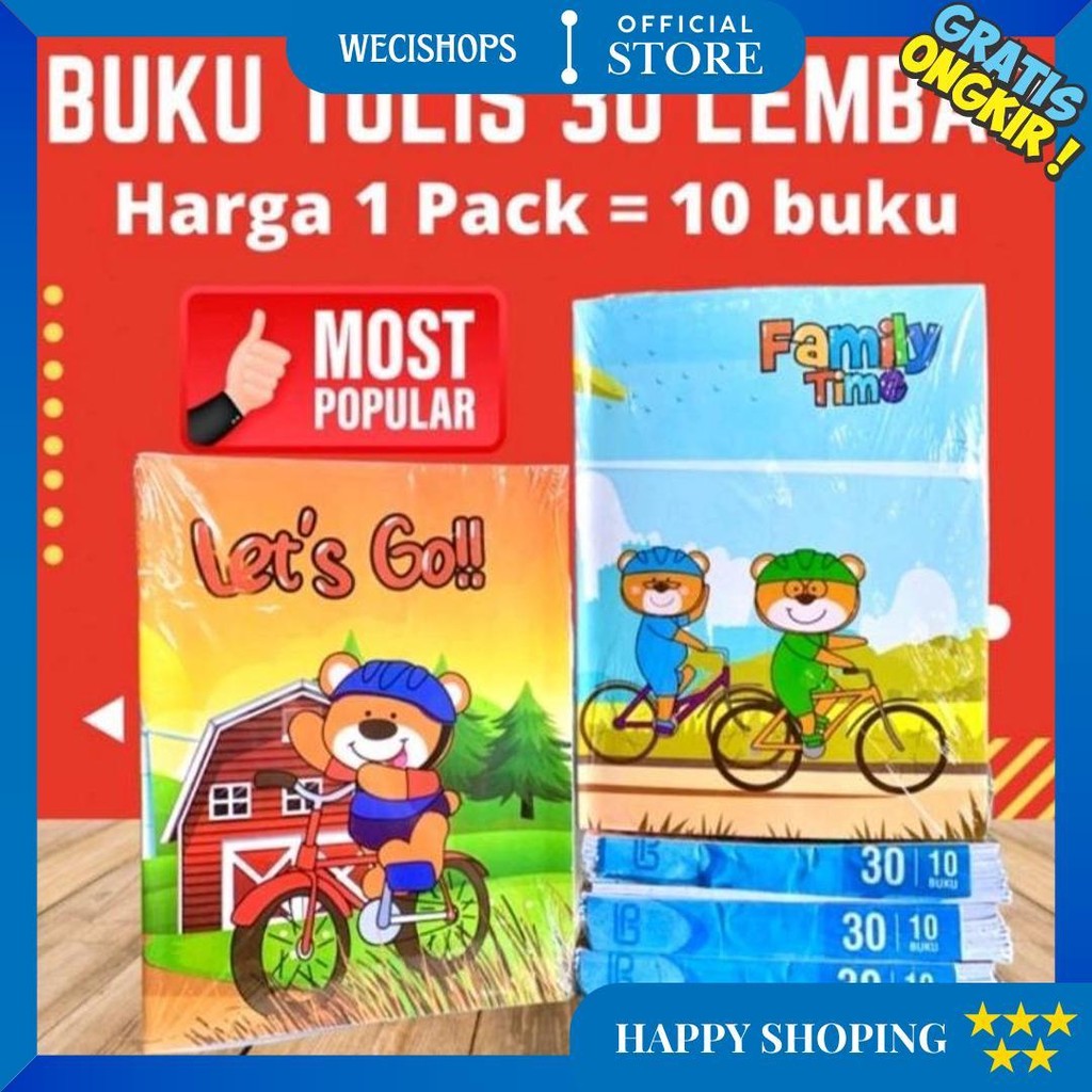

Buku Tulis Isi 30 Lembar Termurahh Isi 10Pcs D Cod