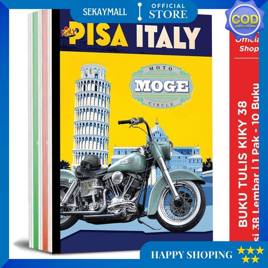 

Kiky Buku Tulis 38 Lembar - 10 Buku / Motif Random D Terlaris