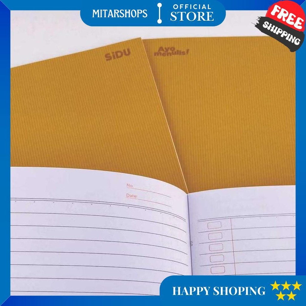 

Buku Tulis Sidu Cover Sampul Nama Isi 40 Lembar / Buku Sidu Craft 40 Lembar (1 Pack Isi 10 Buku) D Cod