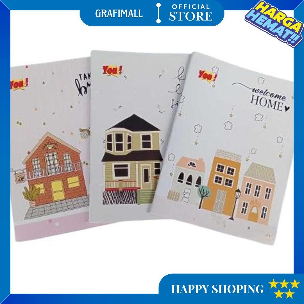 

1 Pack / 10 Pcs Buku Tulis Murah Isi 50 Lembar You By Kiky D Terlaris