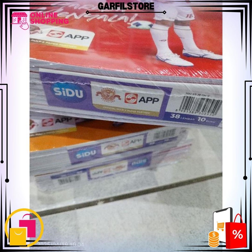 

Buku Tulis 40 Lembar Motif Coklat/Buku Sidu 40 /38Lembar Motif Sampul Coklat @10 Buku D Gratis Ongkir
