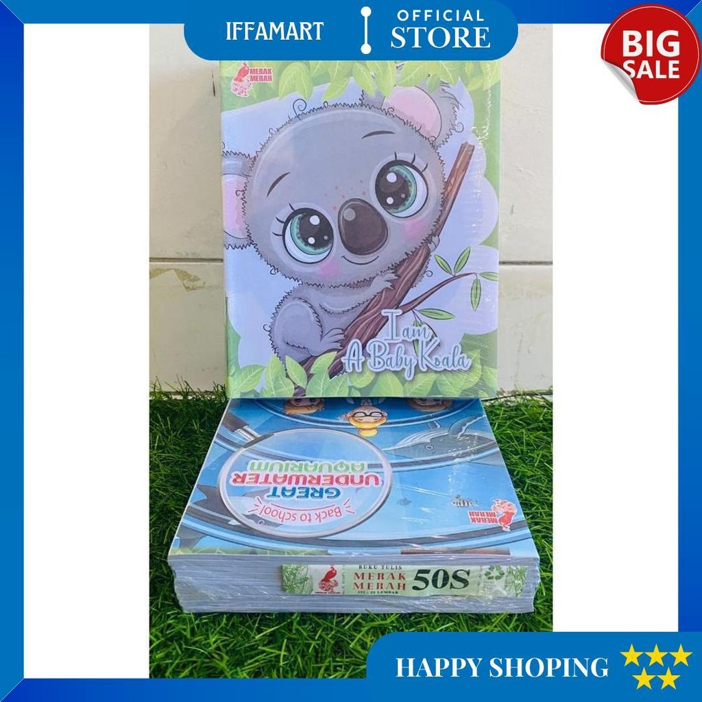 

Buku Tulis Merak Merah 1 Pack 50 Lembar & 58 Lembar / Buku Sekolah Mm 50 & 58 Lembar D Promo Puncak
