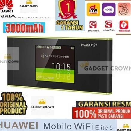 Mifi 4G Huawei Elite 5 Modem Wifi Mobile Portable CAT12 W05 Wimax 2