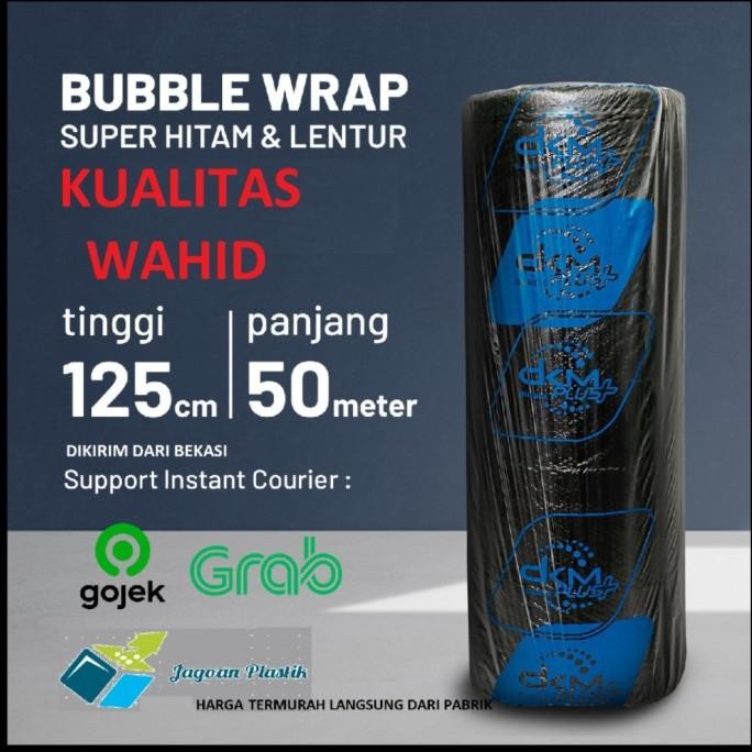 

tersedia bubble wrap / buble wrap hitam premium ekonomis 125 cm x 50 m