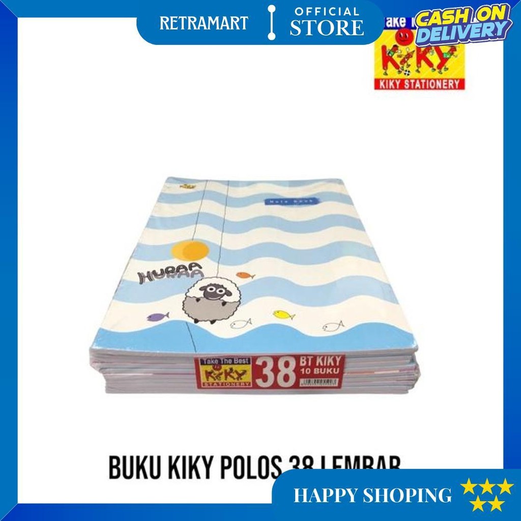 

Promo Buku Tulis 38 Lembar (Kiky,Okey,Sidu)-Shagb D Termurah