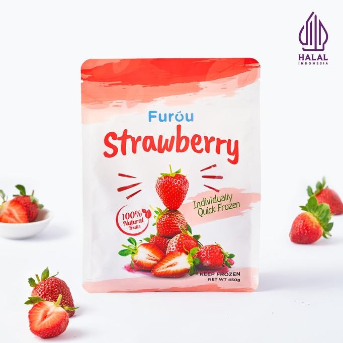 

Diskon! Frozen Strawberry (IQF) | Buah Stroberi Beku | 450 gram