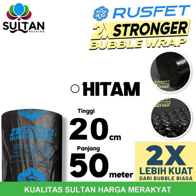 

tersedia bubble wrap 20cm x 50meter rusfet hitam bubblewrap termurah / rol