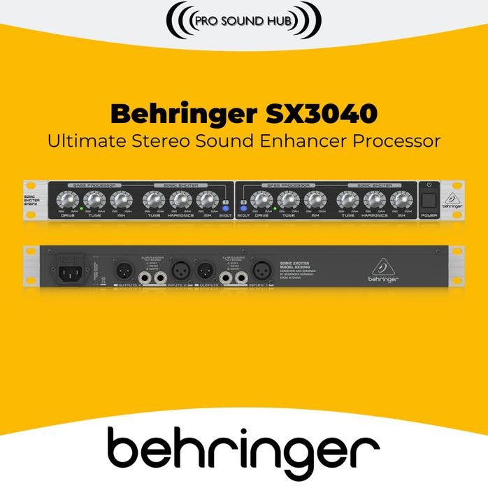 Terlaris Behringer Sx3040 V2 Sonic Exciter Sound Enhancement Processor Sx3040V2 Harmonist Booster