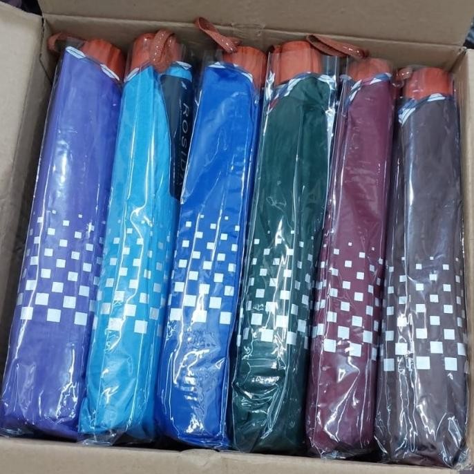 Terlaris Payung Lipat 3 Super Jumbo Besar Rosida / Payung Rosida (Lebih Besar)