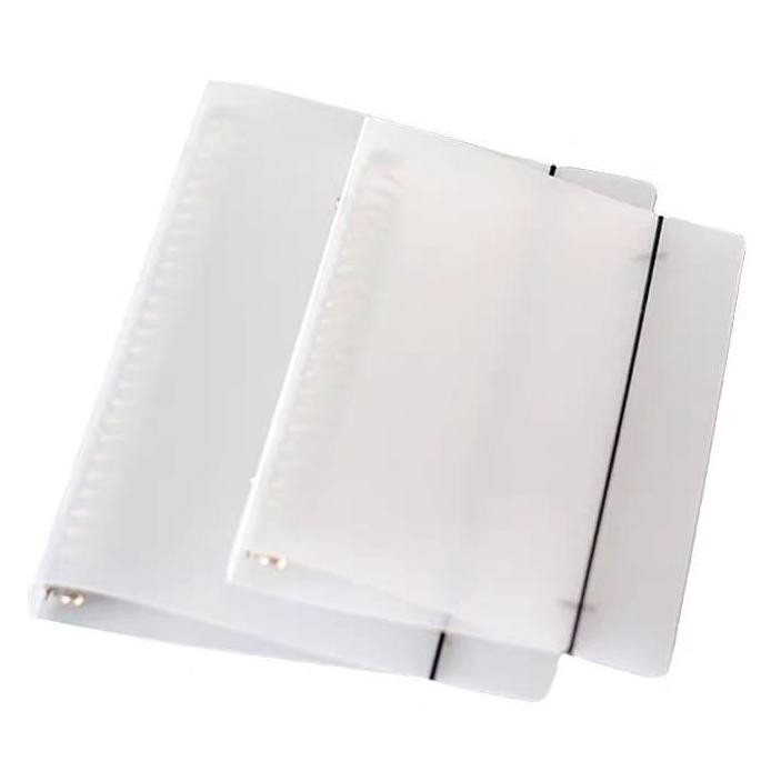 

[MILOLI] 26 RING BINDER DOVE B5 Transparant Cover Binder Matte Notebook Aesthetic - E0055 murah