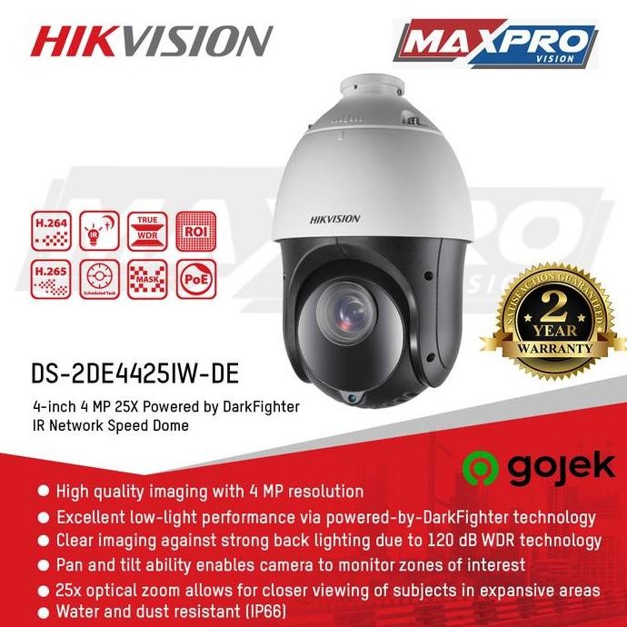 IP CAMERA PTZ HIKVISION DS-2DE4425IW-DE